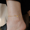 Stainless Steel Charm Anklets for Women WG18C2B-19-1