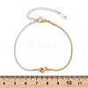 304 Stainless Steel Snake Chain Bracelets for Women LS-BJEW-Z106-05GP-3