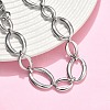 304 Stainless Steel Link Chain Bracelets for Women BJEW-B169-04B-P-3