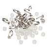 Brass Clip on Earring Findings DIY-TA0002-19P-1