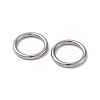 201 Stainless Steel Closed Jump Rings STAS-D301-17P-02-2