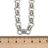 304 Stainless Steel Ring Link Chain Necklaces NJEW-H072-02B-P-5