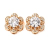 Brass Micro Pave Clear Cubic Zirconia Beads CU-CBAEC99-32G-01-1