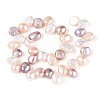 Natural Cultured Freshwater Pearl Beads Strands PEAR-T006-12-3