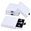 Cardboard Jewelry Set Drawer Boxes CON-WH0099-76C-1
