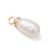 Natural Cultured Freshwater Pearl Rice Charms PALLOY-JF04868-4