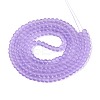 Baking Paint Transparent Glass Bead Strands X-GLAA-S031-4mm-25-2