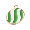 Christmas Alloy Enamel Pendants ENAM-S027-01A-G-1