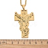 201 Stainless Steel Religion Pendant Necklaces NJEW-Z058-04G-5