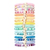 16Pcs 16 Styles Summer Starfish Synthetic Turquoise Bracelet Sets BJEW-JB10912-1