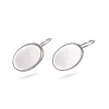 Tarnish Resistant 304 Stainless Steel Leverback Earring Findings LS-X-STAS-E474-08P-2