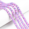 Handmade Polymer Clay Bead Strands CLAY-T020-10D-4