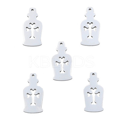 Non-Tarnish 201 Stainless Steel Pendants STAS-N098-082P-1