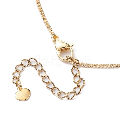 Round Natural Freshwater Pearl Copper Wire Wrapped Pendant Necklaces NJEW-JN04947-01-1