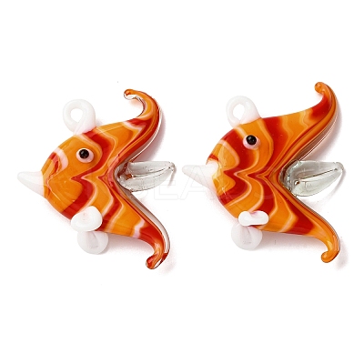 Handmade Lampwork Pendants LAMP-I031-01E-1