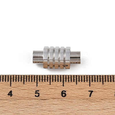 304 Stainless Steel Magnetic Clasps STAS-C127-18B-P-1