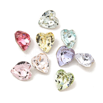 Glass Rhinestone Cabochons RGLA-L029-16B-1