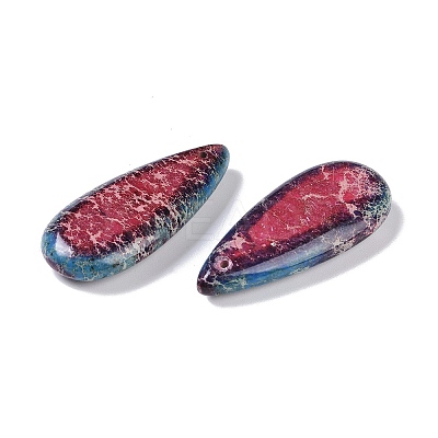 Dyed Synthetic Imperial Jasper Pendants G-P529-07H-1