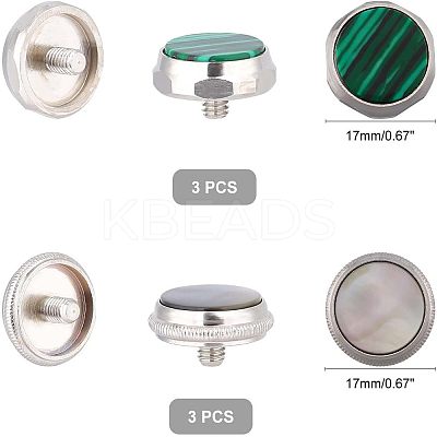 2 Set 2 Color ABS Trumpet Snap Clasps FIND-FH0003-17-1