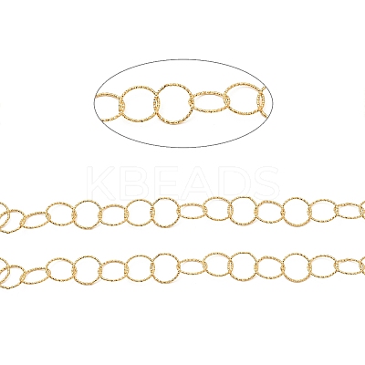 Ion Plating(IP) 304 Stainless Steel Ring Rolo Chains STAS-D084-34G-1
