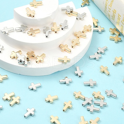 200Pcs 2 Colors CCB Plastic Beads CCB-YW0001-63-1