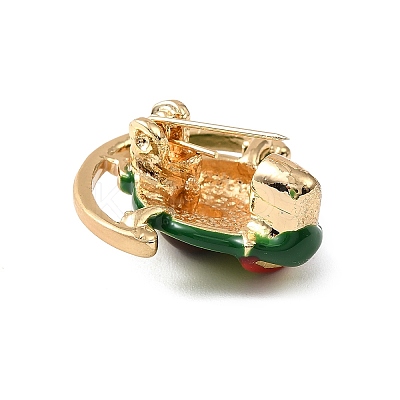 Light Golden Alloy Enamel Brooch JEWB-K018-32C-KCG-1
