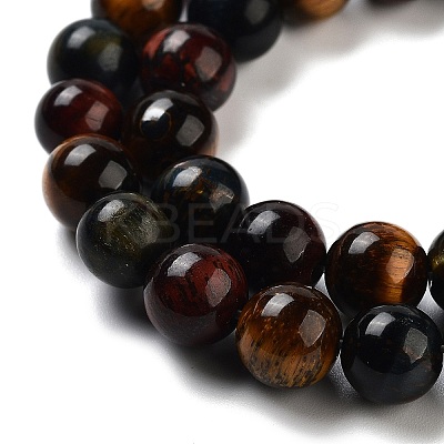 Natural Tiger Eye Beads Strands G-G448-8mm-21AB-1