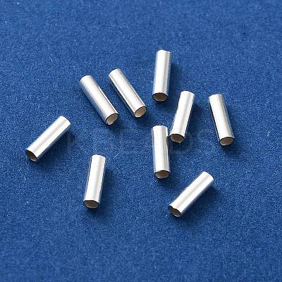925 Sterling Silver Spacer Tube Beads STER-Z006-02B-S-1