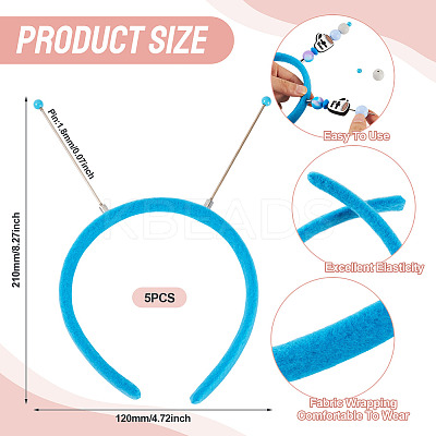 Cloth and Plastic Hair Bands OHAR-TAC0020-01H-1