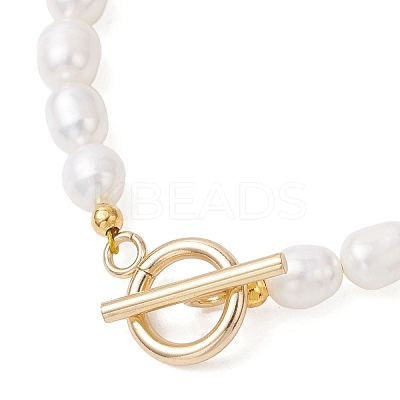 Natural Cultured Freshwater Pearl Beaded Bracelets for Women BJEW-JB13319-02-1