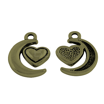 Tibetan Style Alloy Pendants TIBEP-5456-AB-LF-1