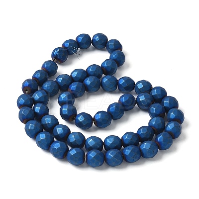 Electroplated Synthetic Non-magnetic Hematite Beads Strands G-S382-01A-1