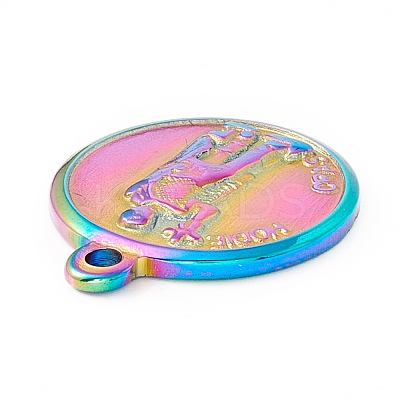 Ion Plating(IP) 304 Stainless Steel Pendants STAS-C049-25M-1