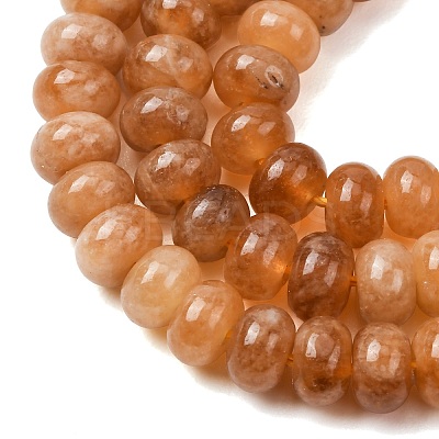 Natural White Jade Beads Strands X-G-E507-01-03-1