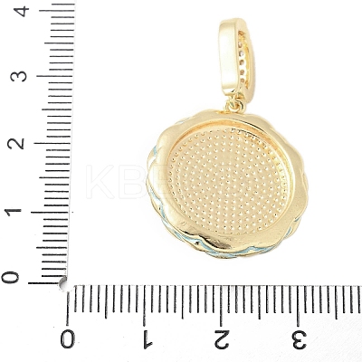 Brass Enamel Pendants KK-F886-03G-06-1