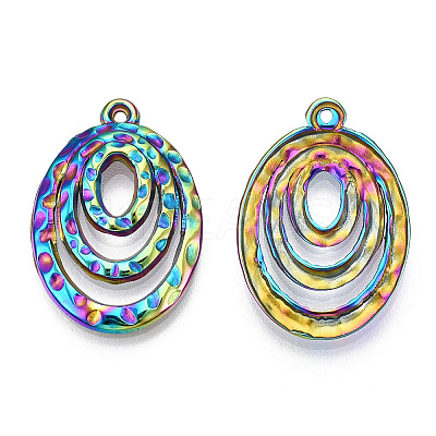 Ion Plating(IP) 304 Stainless Steel Pendants STAS-T063-215M-1