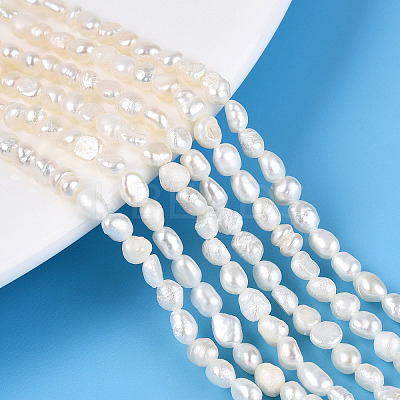 Natural Cultured Freshwater Pearl Beads Strands PEAR-N014-03K-1