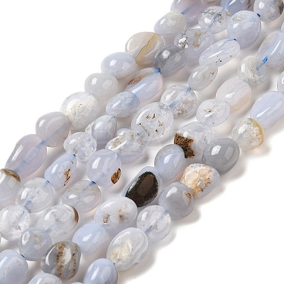 Natural Blue Lace Agate Beads Strands LS-G-L608-A02-01B-1