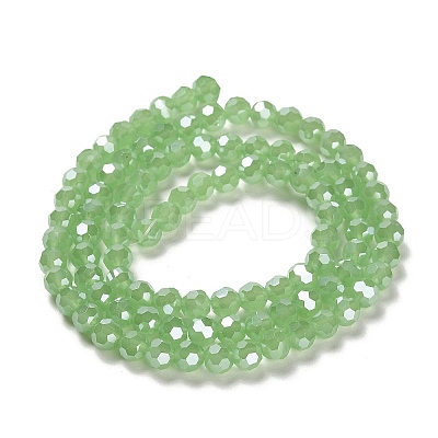 Electroplate Glass Beads Strands EGLA-A035-J6mm-A01-1