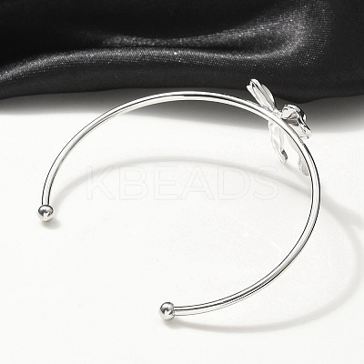 304 Stainless Steel Cuff Bangles LS-BJEW-B107-01P-1