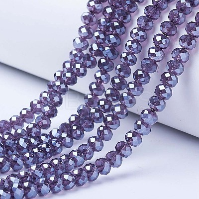 Electroplate Glass Beads Strands EGLA-A034-T3mm-A16-1