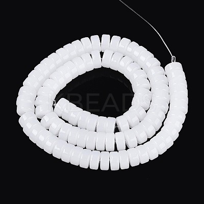 Imitation Jade Glass Beads Strands GLAA-N026-3x6mm-J01-1