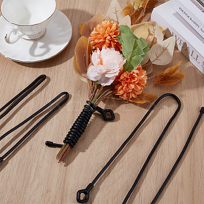 10Pcs Reusable Silicone Cable Tie AJEW-DR0001-81-1