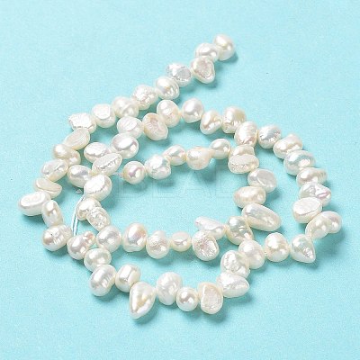 Natural Keshi Pearl Beads Strands PEAR-J007-52-1