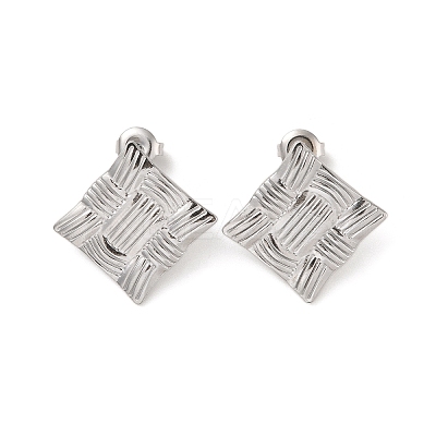 Non-Tarnish 304 Stainless Steel Stud Earrings for Women EJEW-L272-027P-01-1
