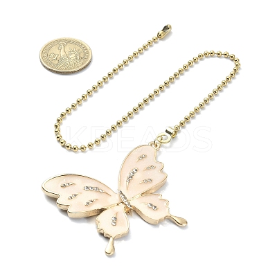Butterfly Alloy Rhinestone Ceiling Fan Pull Chain Extenders FIND-JF00115-04-1