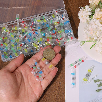 5 Styles Waterproof Plastic Heat Shrink Solder Seal Wire Connectors AJEW-CA0004-55-1
