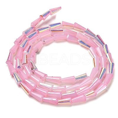 Baking Paint Glass Beads Strands DGLA-D001-03D-1