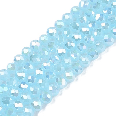 Electroplate Glass Beads Strands LS-EGLA-A044-J4mm-B04-1