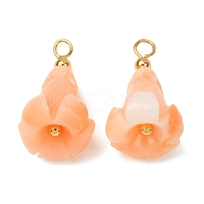 Dyed Synthetic Coral Pendants GG-CBAC295-02G-02-1